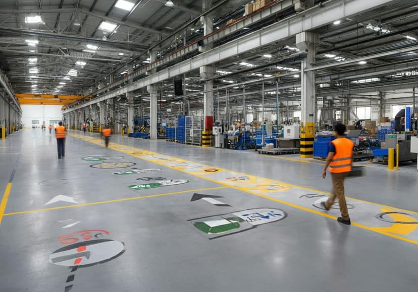 5S Floor Marking For Safety