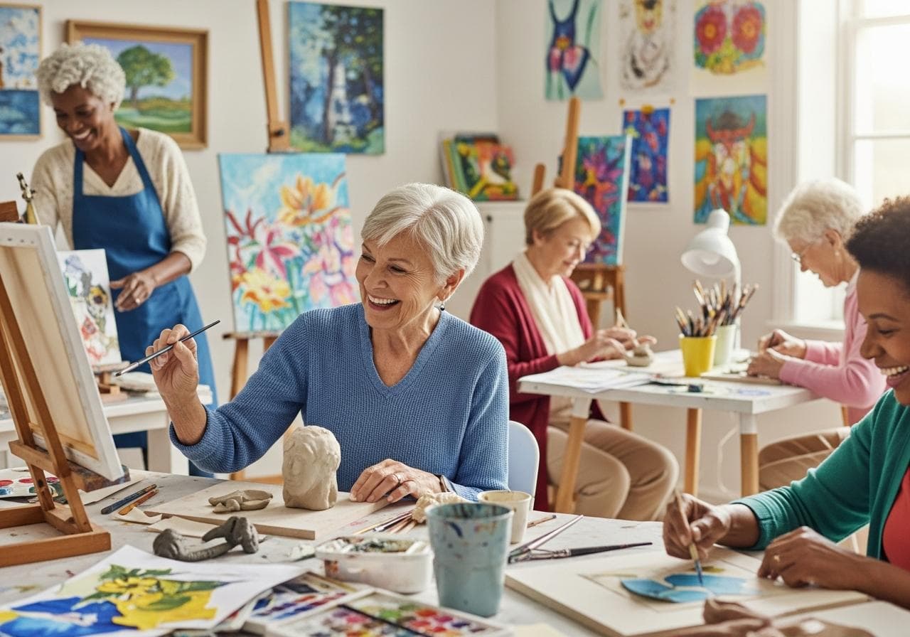 Senior Art Creative Activities