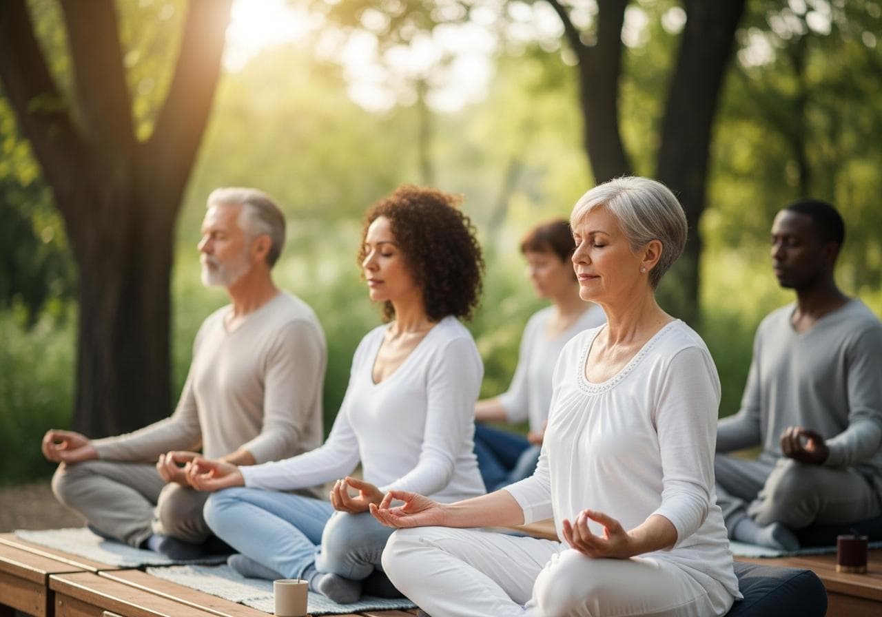 Senior Mindfulness Reduce Stress And Anxiety