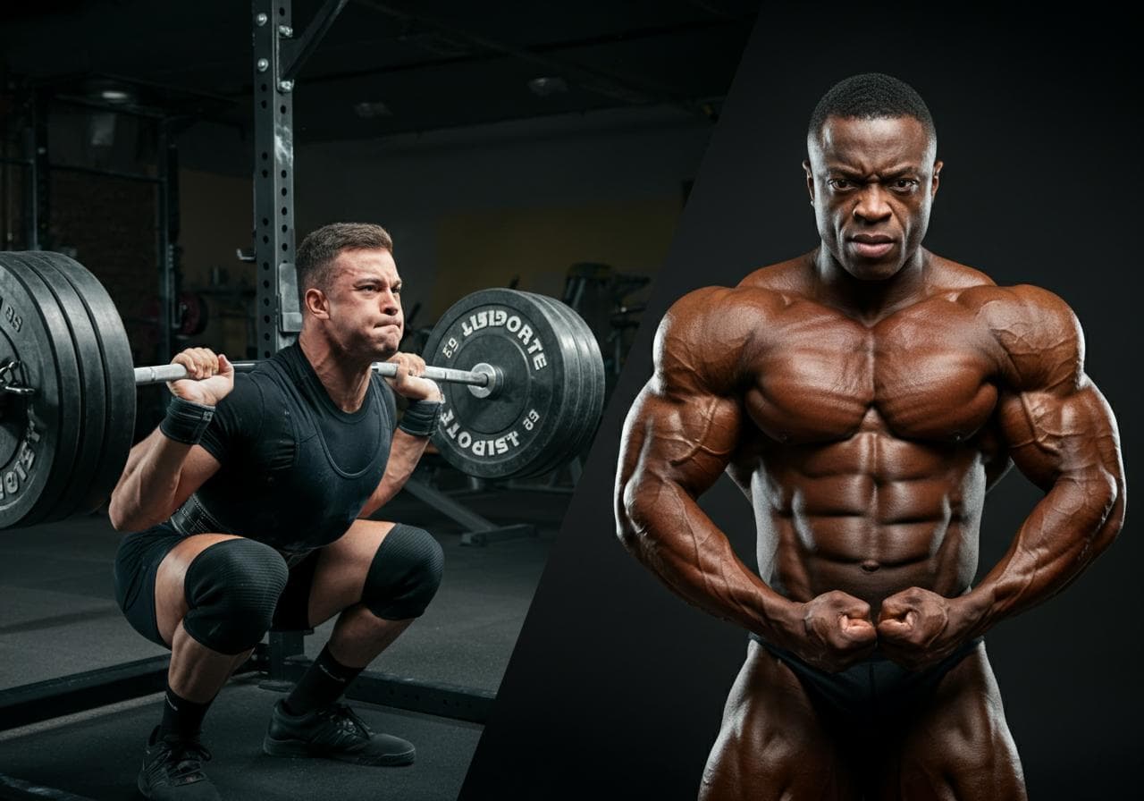 Weightlifters And Bodybuilders At The Gym